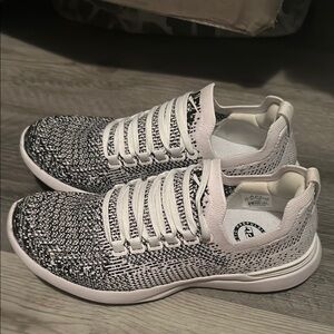 APL Black and White Knit Sneakers